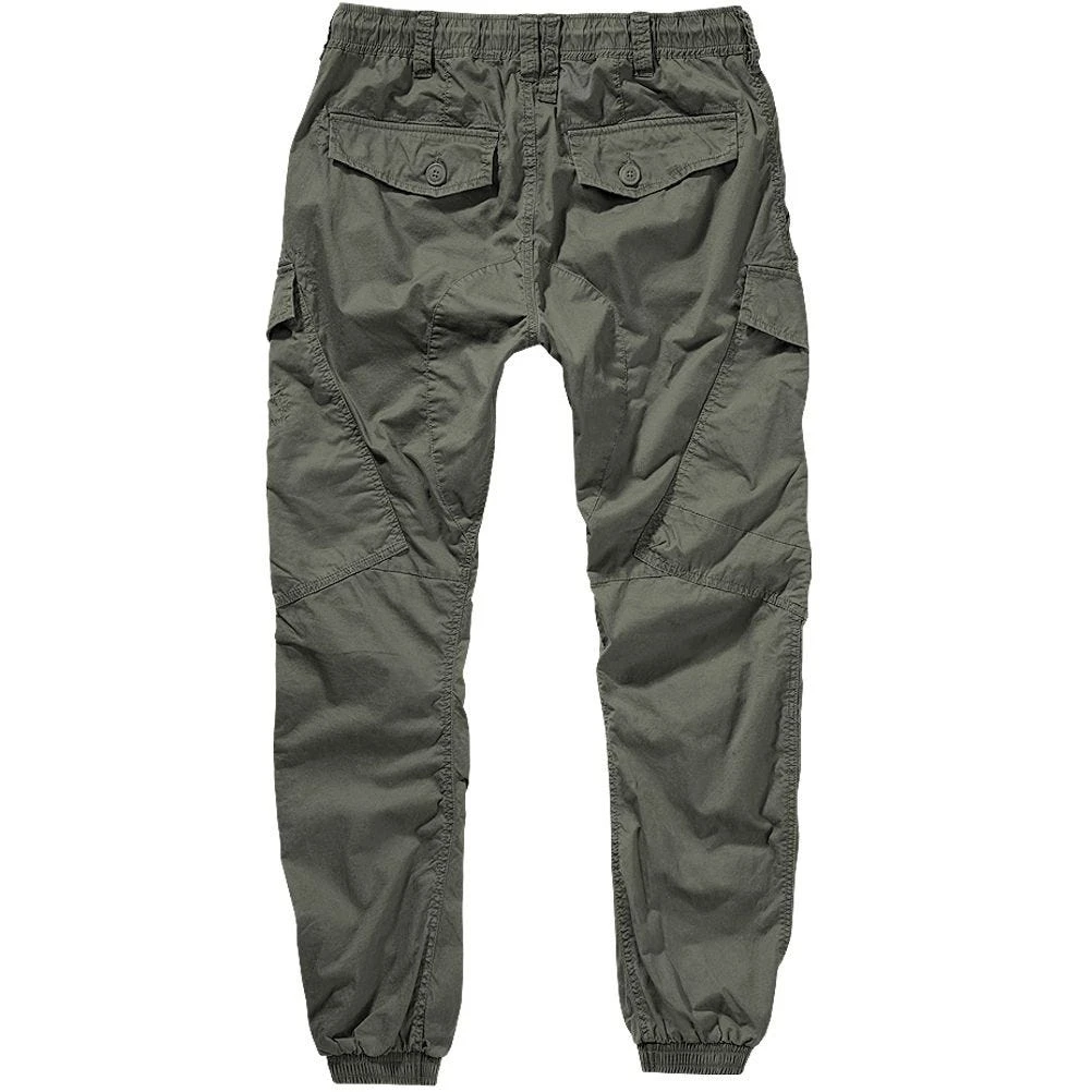Brandit Ray Vintage Trousers Olive - Image 2