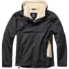 Brandit Windbreaker Sherpa Jacket Black