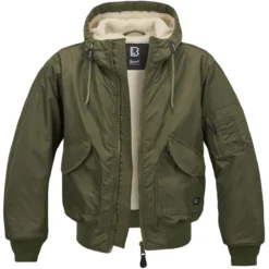 Brandit CWU Hooded Jacket Olive