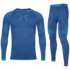 Alpinus Men Tactical Base Layer Set Navy Blue