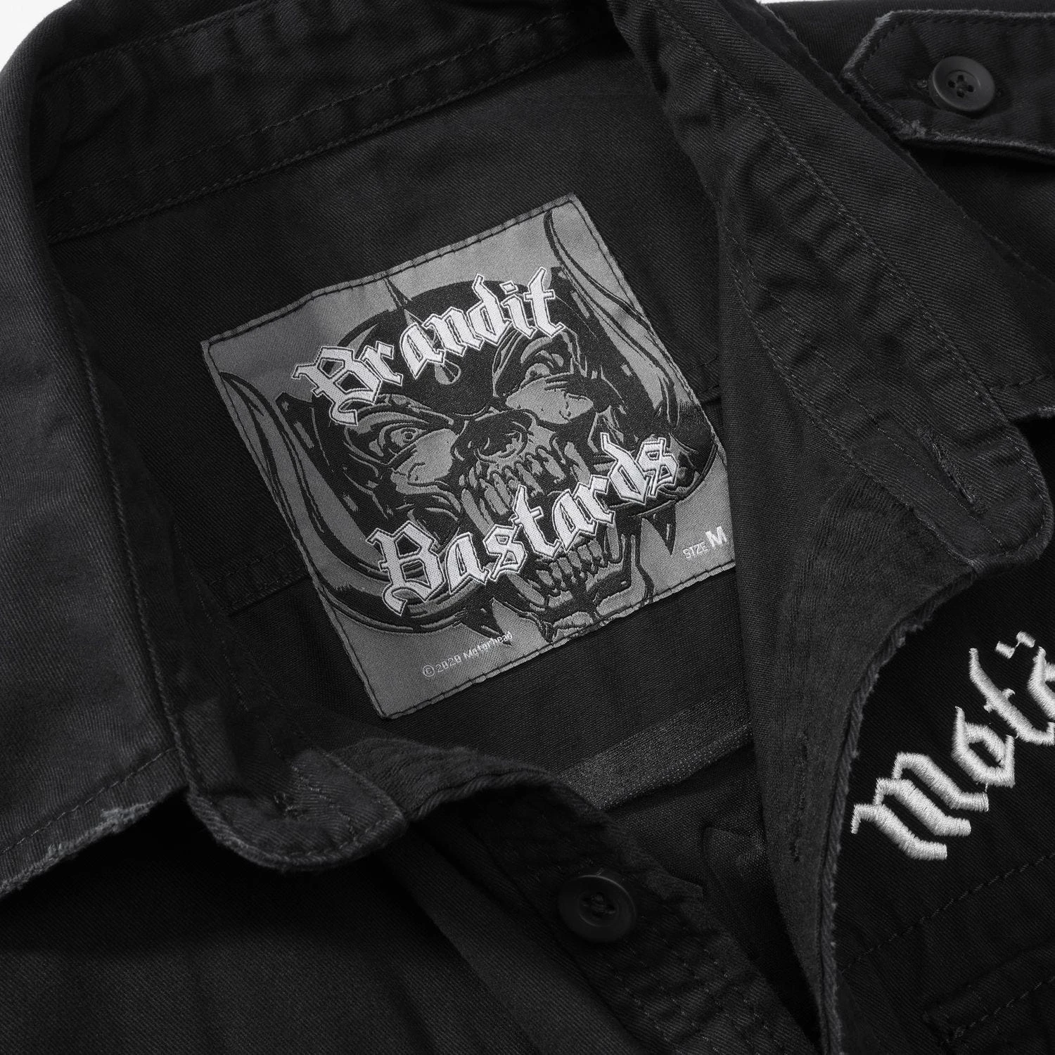 Brandit Motörhead Vintage Shirt 1/2 Sleeve Black - Image 3