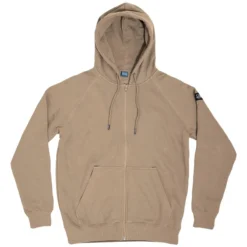 CLOMOD Hoodie Zip Sweater "Blank" Tan Brown