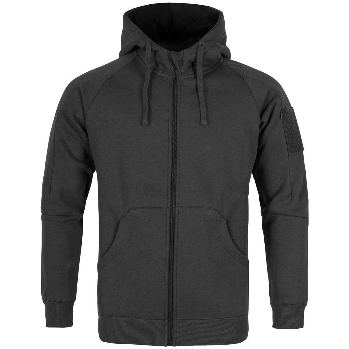 Helikon Urban Tactical Hoodie Lite Full Zip Black 2 Helikon Urban Tactical Hoodie Lite Full Zip Black - Image 2