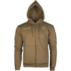 Mil-Tec Tactical Zipped Hoodie Dark Coyote