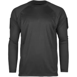 Mil-Tec Tactical Long Sleeve Quick Dry Shirt Black