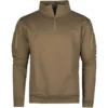 Mil-Tec Tactical Sweatshirt With Zipper Dark Coyote