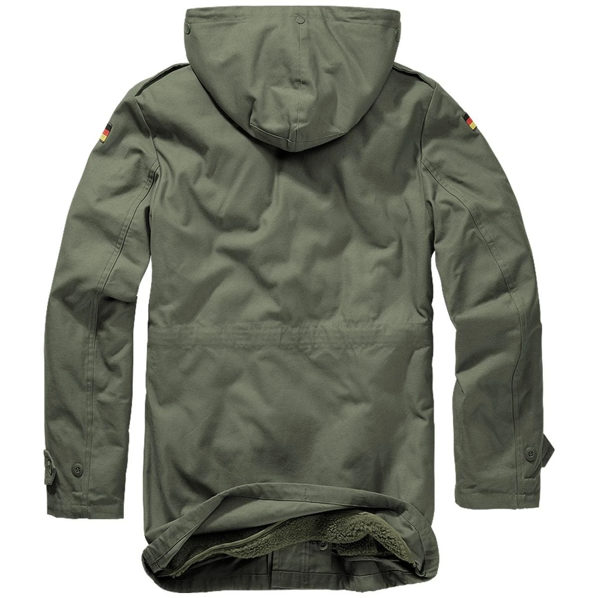 Brandit BW Parka Flag Olive 2 Brandit BW Parka Flag Olive - Image 2