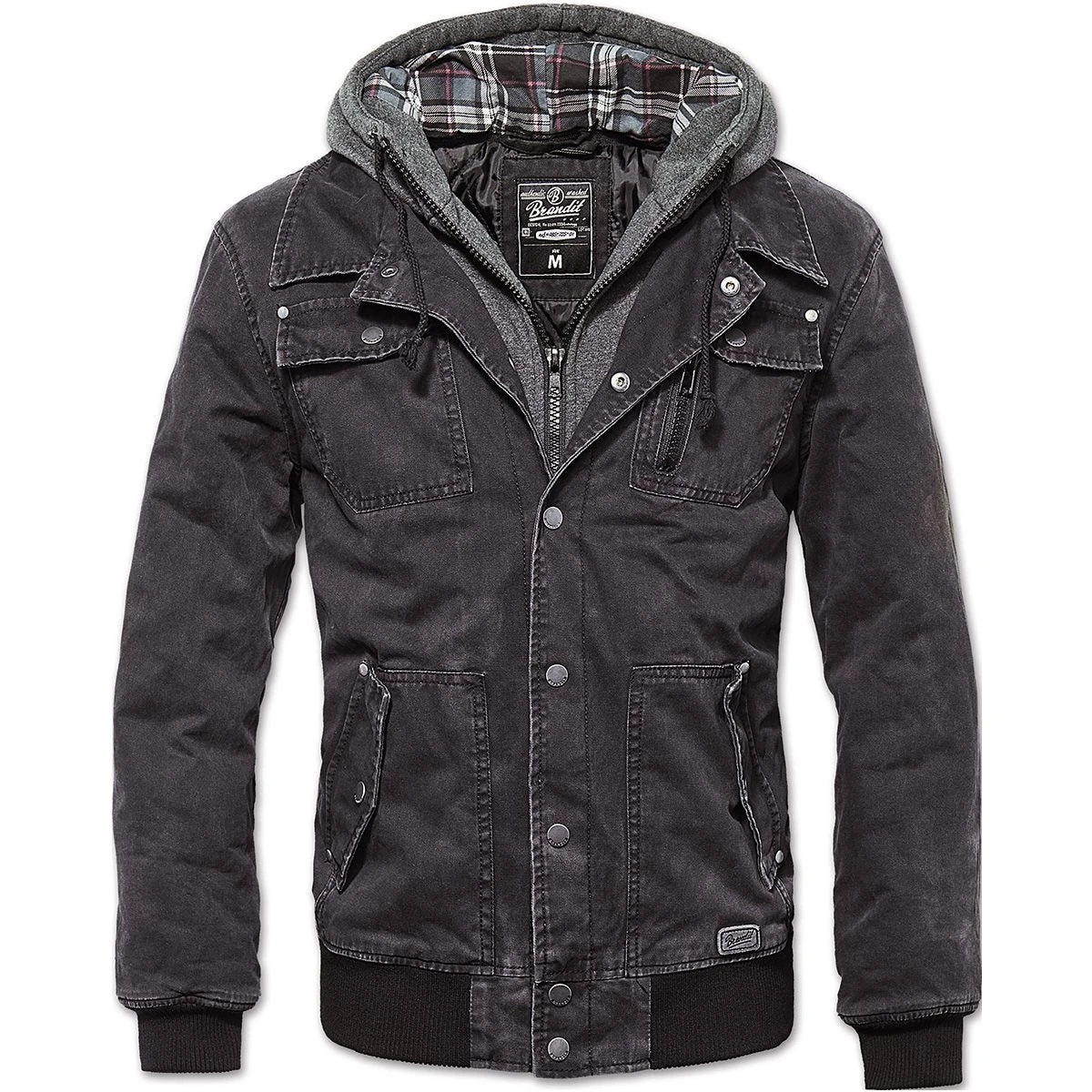 Brandit Dayton Jacket Black Washed 1 Brandit Dayton Jacket Black Washed