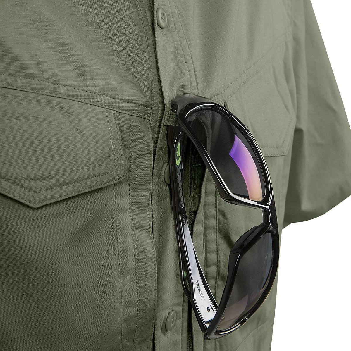 Helikon Defender Mk2 Short Sleeve Shirt Olive Green 3 Helikon Defender Mk2 Short Sleeve Shirt Olive Green - Image 3