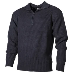 MFH Navy Sweater Acrylic Navy Blue