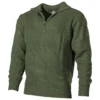 MFH Navy Sweater Acrylic OD Green