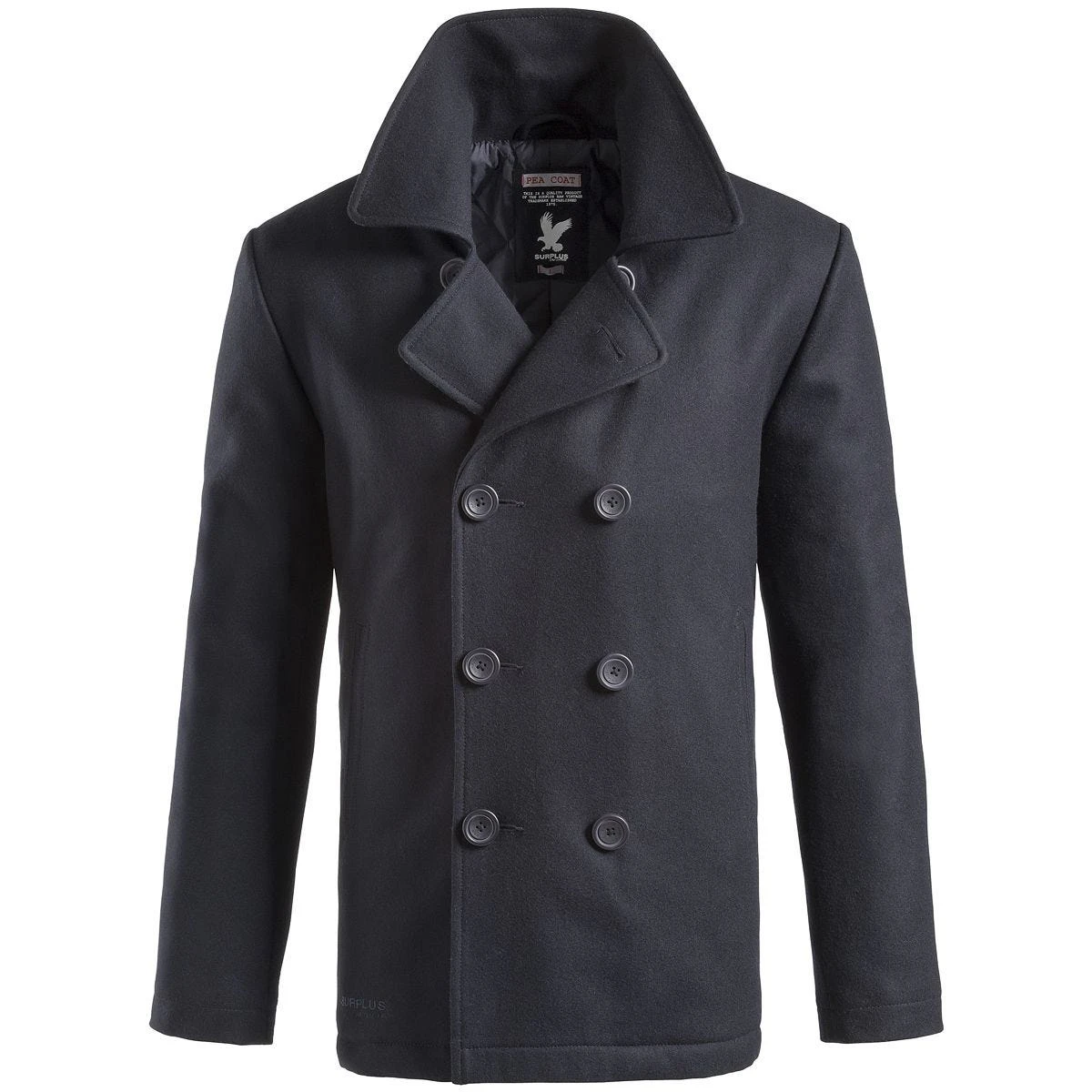 Surplus Pea Coat Navy 1 Surplus Pea Coat Navy